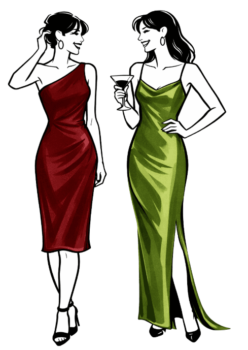 Women dress code illustration